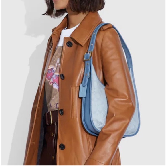 Coach Signature Ergo Canvas Shoulder Bag - Picture 6 of 6